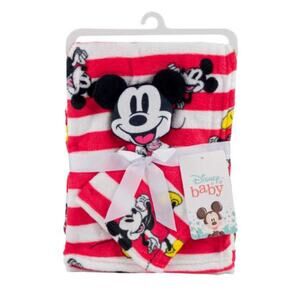 Mickey Mouse Blanket Gift Set- 2 Piece Set